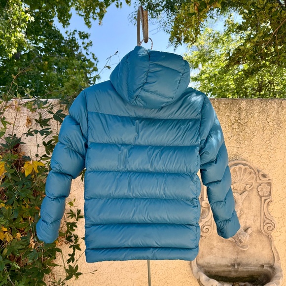 PATAGONIA Hi-Loft Down Sweater Hoody Kid's L - Picture 3 of 7
